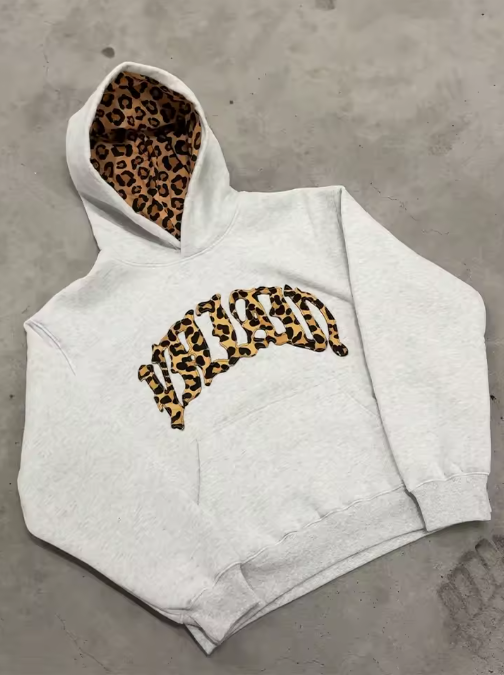 Y2K Leopard Hoodie